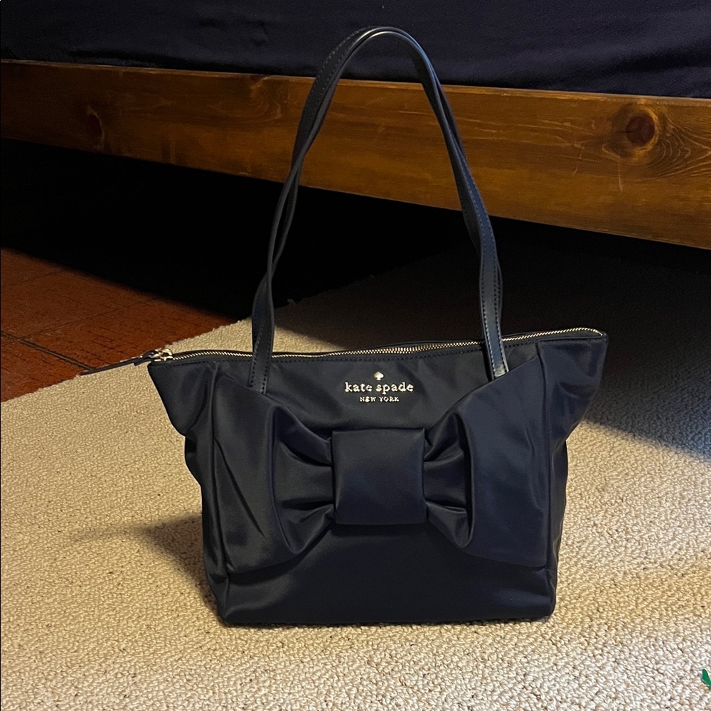 Kate Spade Navy Bow Shoulder Bag